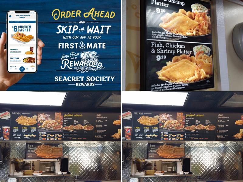 Long John Silver's Menu