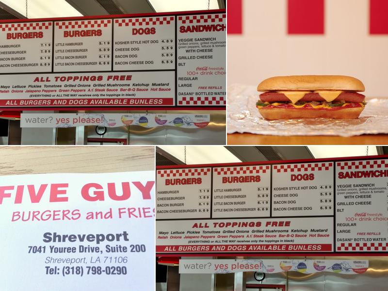 Five Guys Menu
