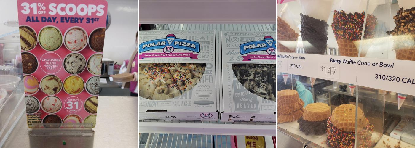 Baskin-Robbins Menu