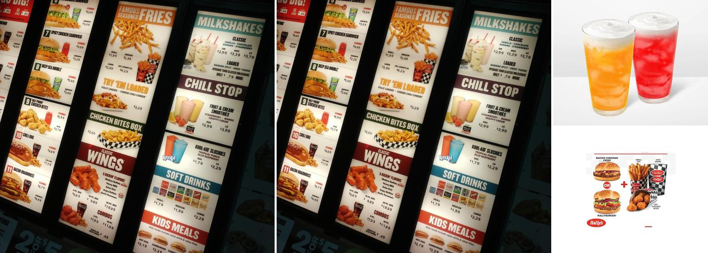 Checkers Menu