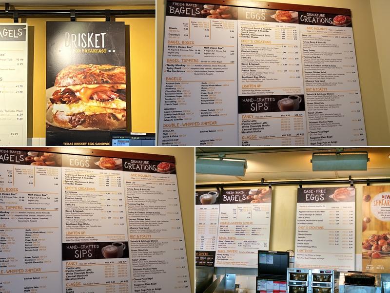 Einstein Bros. Bagels Menu