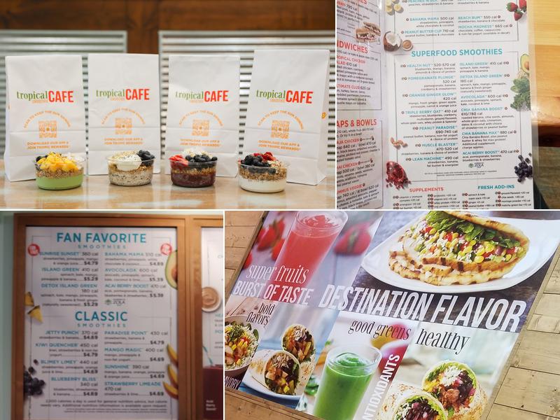 Tropical Smoothie Cafe Menu