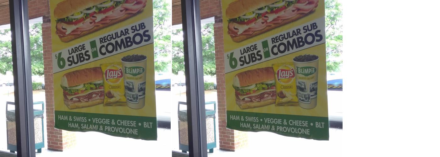 Blimpie America's Sub Shop Menu