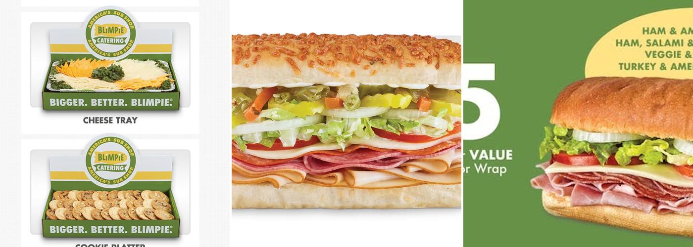 Blimpie Menu