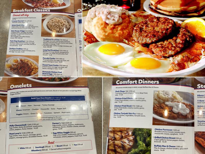 Country Pride Menu