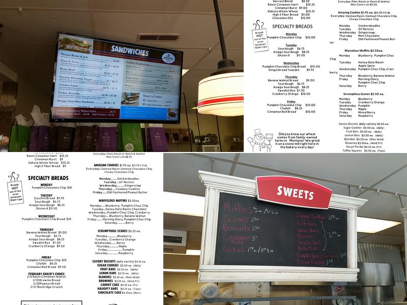 Great Harvest Bread Co. Boise at Curtis & Fairview Menu