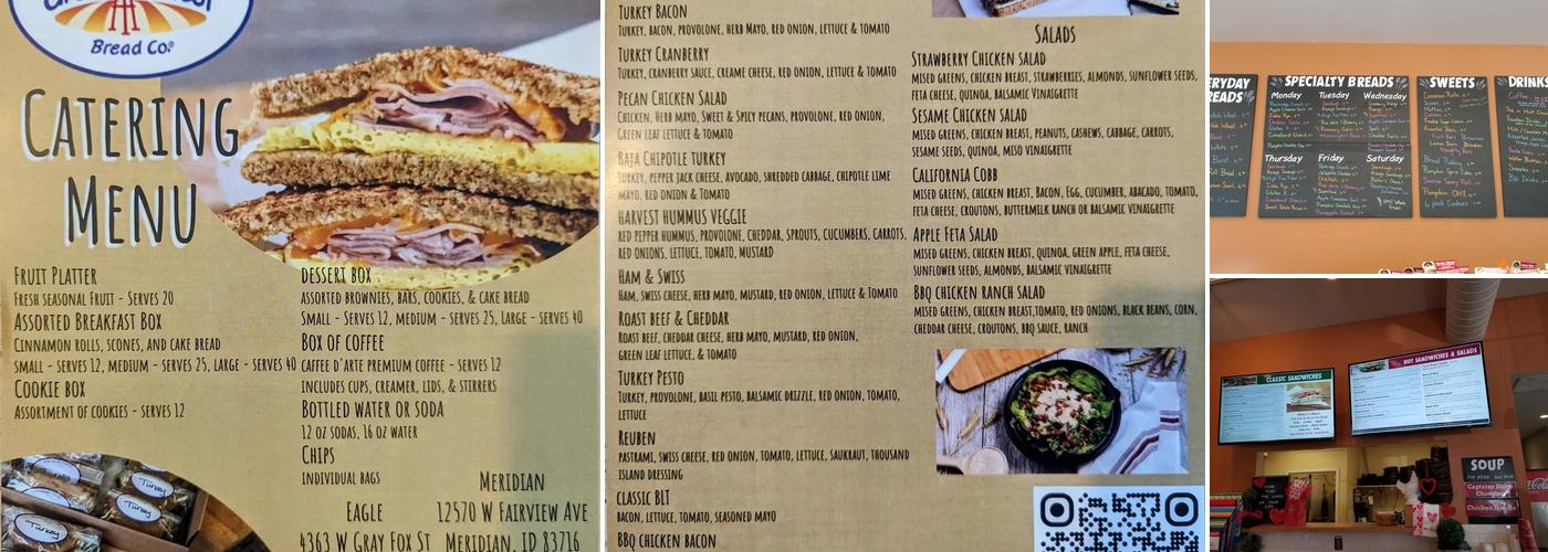 Great Harvest Bread Co. Meridian Menu