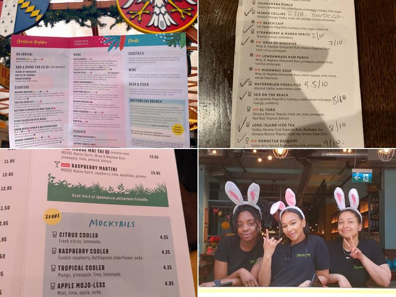 Las Iguanas - Birmingham - Temple Street Menu