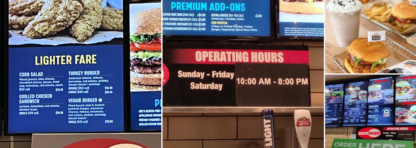 Smashburger Menu