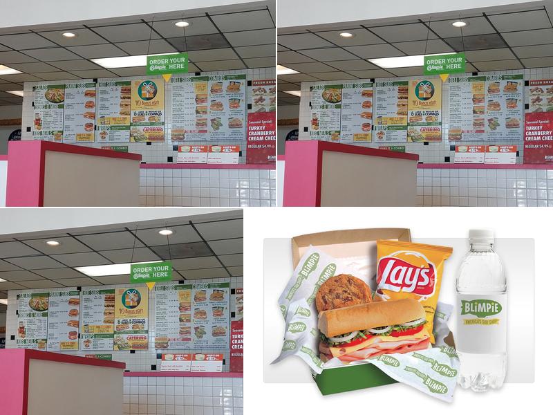 Blimpie Menu