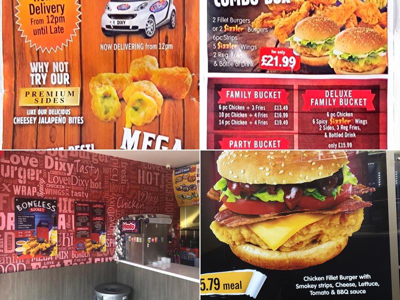 Dixy Chicken Menu