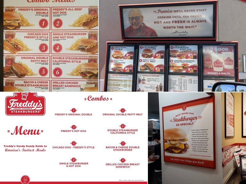 Freddy's Frozen Custard & Steakburgers Menu