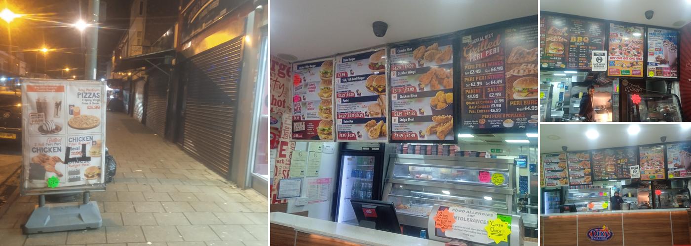 Dixy Chicken Dudley Road, Birmingham Menu