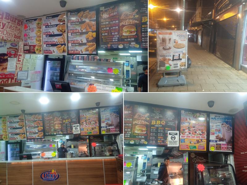 Dixy Chicken Dudley Road, Birmingham Menu