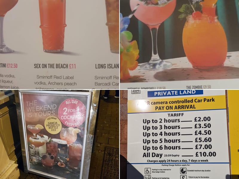 Slug & Lettuce - Harborne Menu