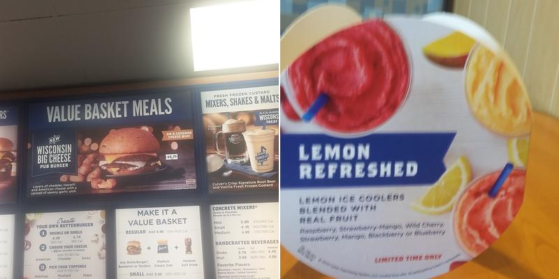 Culver’s Menu