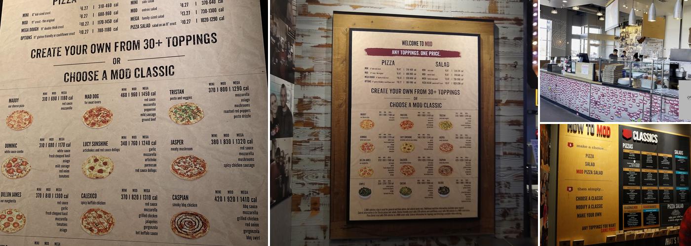 MOD Pizza Menu