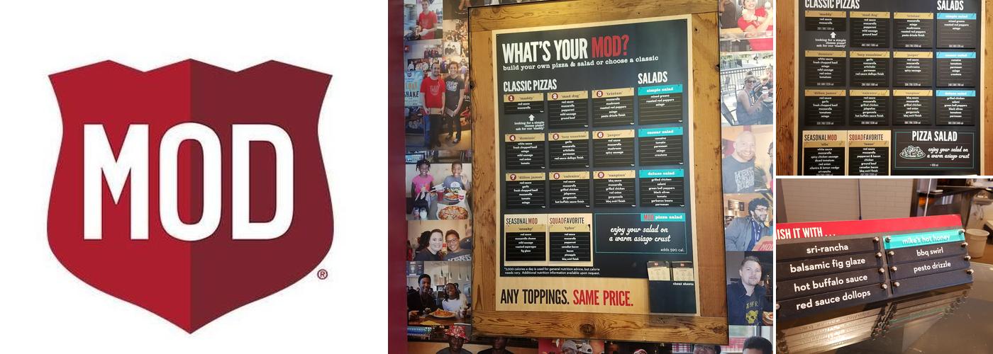 MOD Pizza Menu