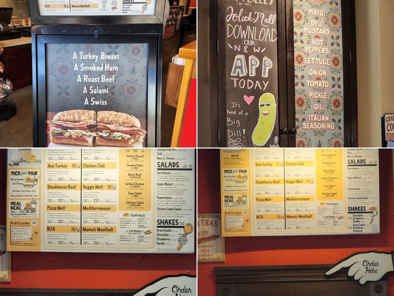 Potbelly Sandwich Shop Menu
