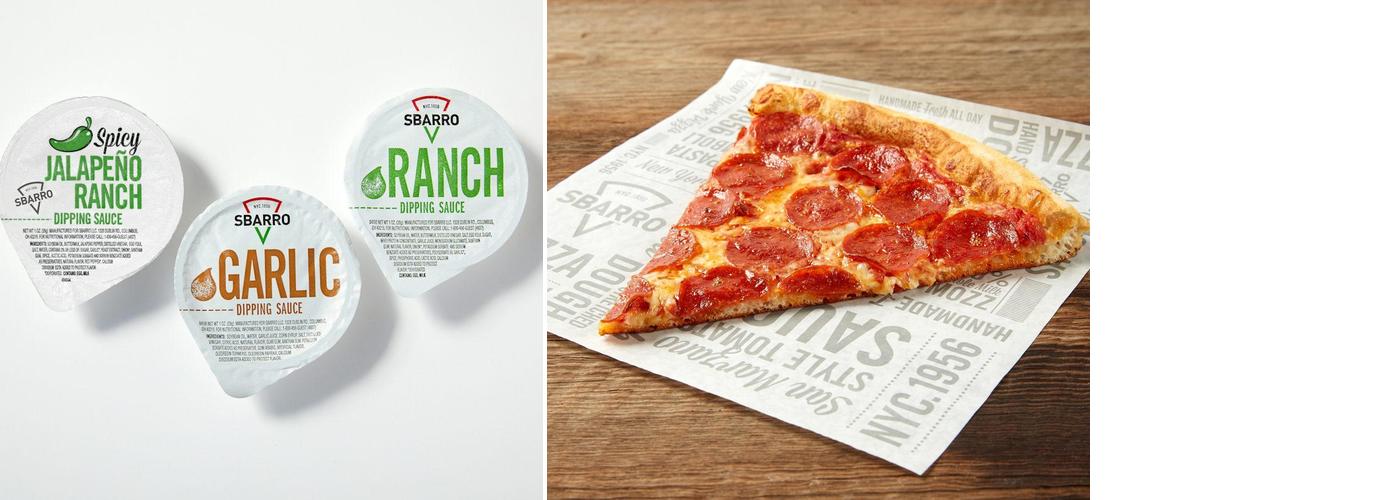 Sbarro Menu
