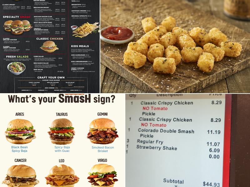 Smashburger Menu