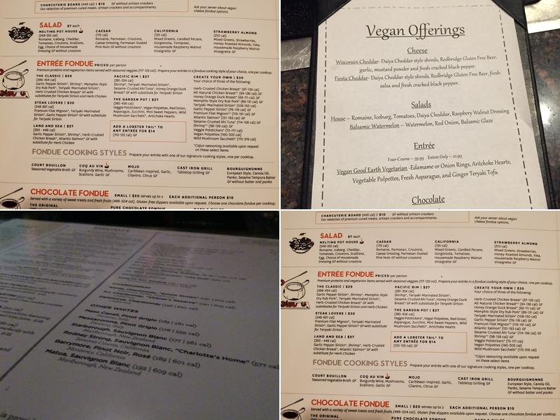 The Melting Pot Menu