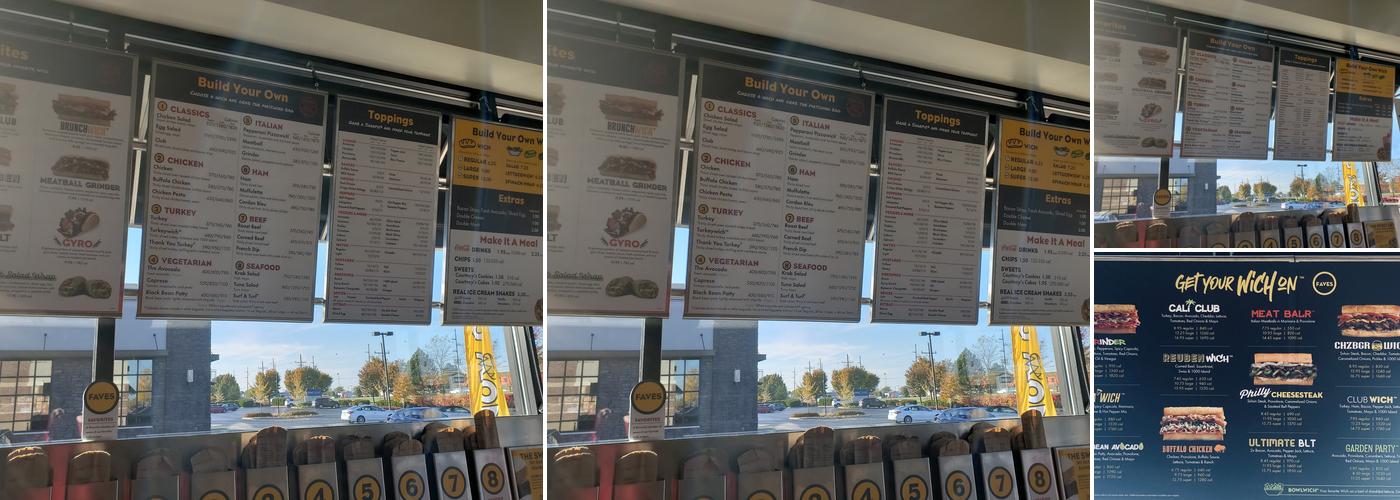 Which Wich Menu