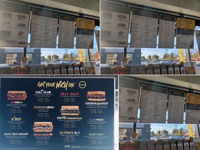 Which Wich Menu