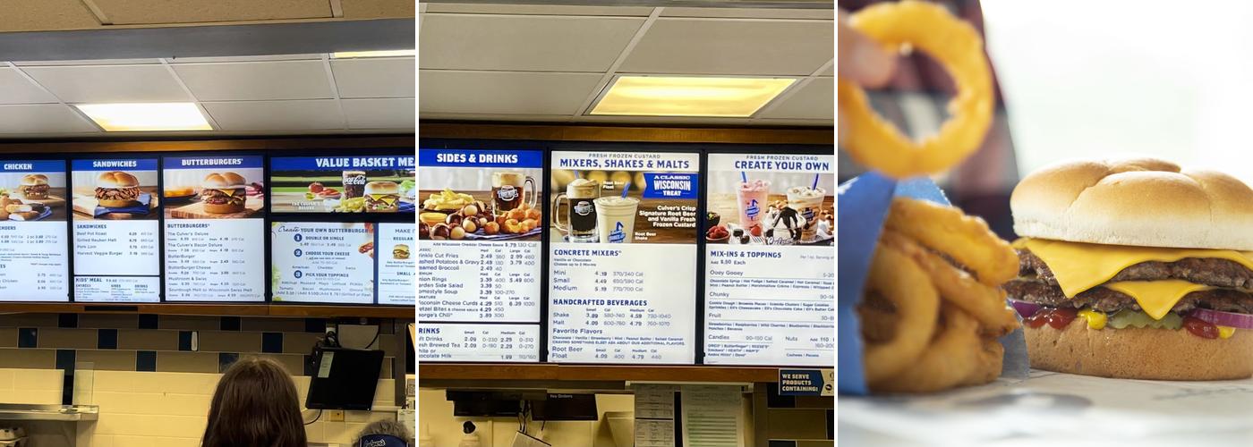 Culver’s Menu