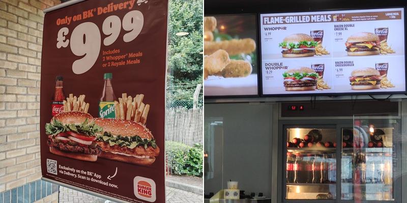 Burger King Menu