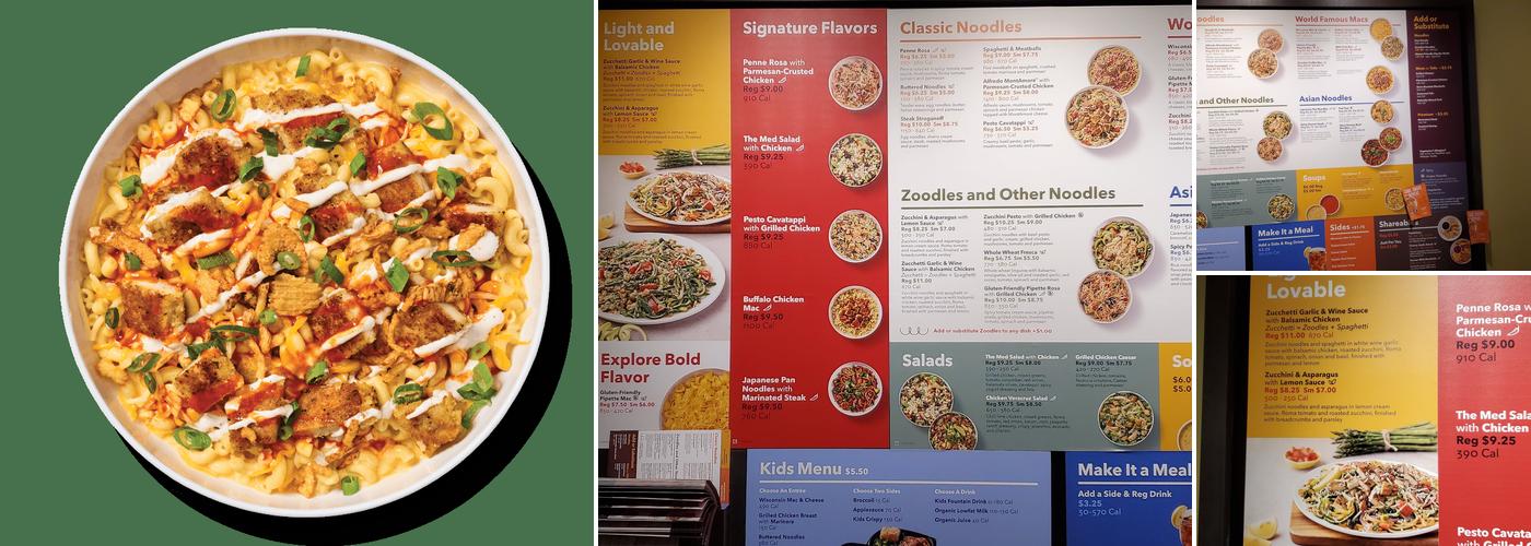 Noodles and Company Menu