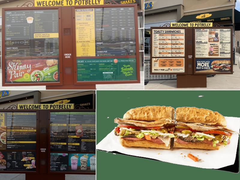 Potbelly Sandwich Shop Menu