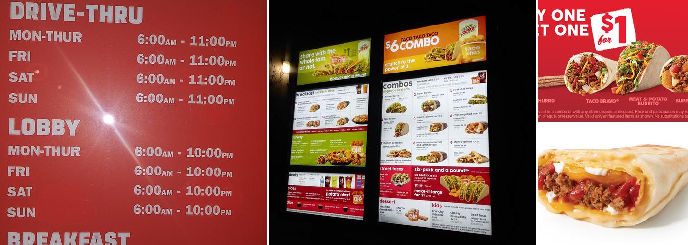 Taco John's Menu