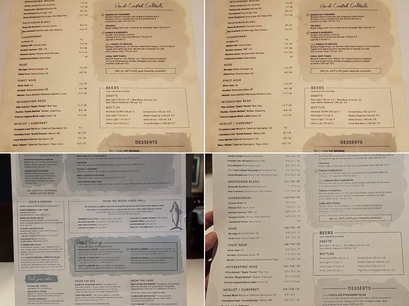 Bonefish Grill Menu