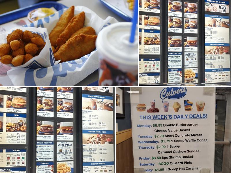 Culver’s Menu