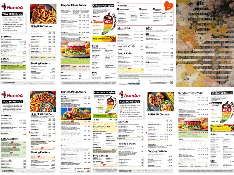 Nando's Nottingham - Giltbrook Menu