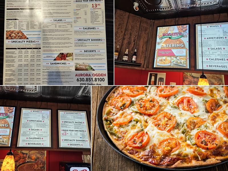 Rosati's Pizza Menu