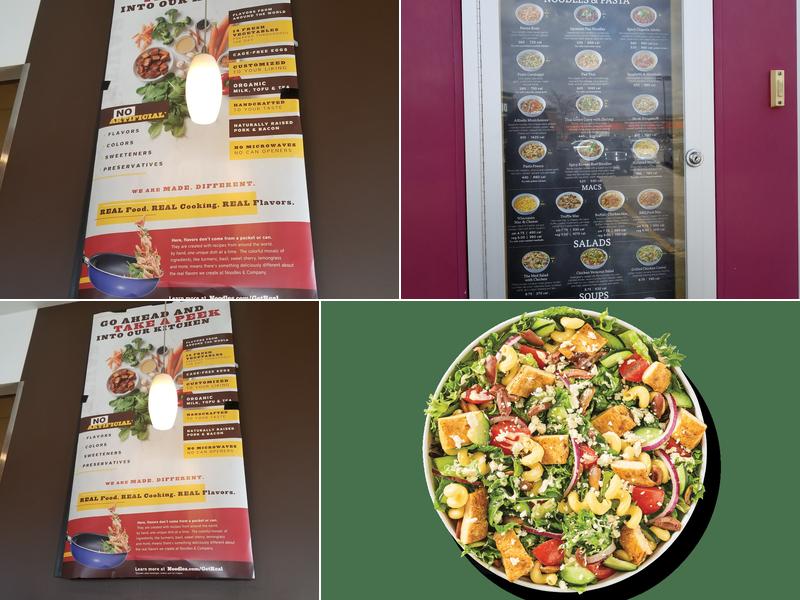 Noodles and Company Menu