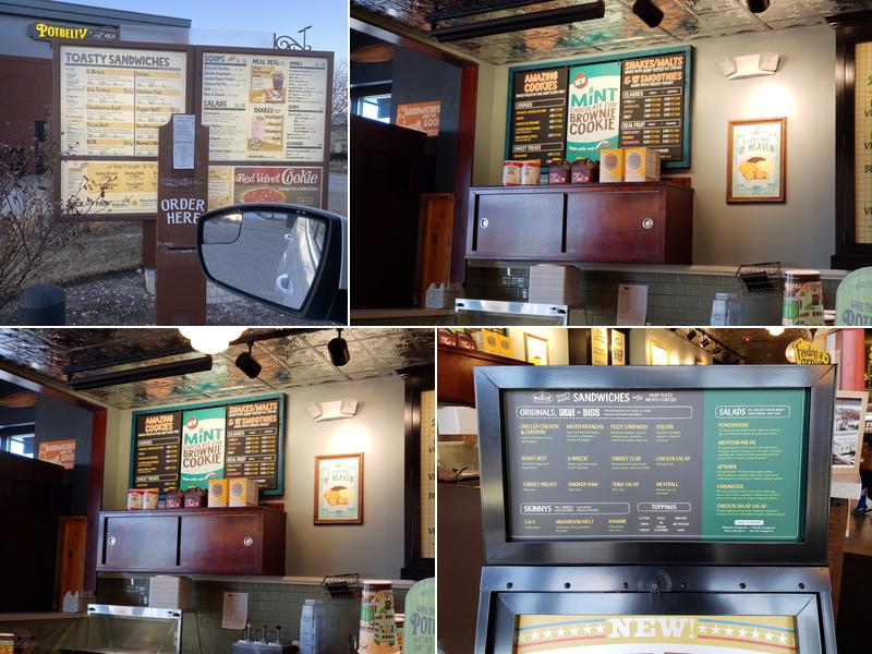 Potbelly Sandwich Shop Menu
