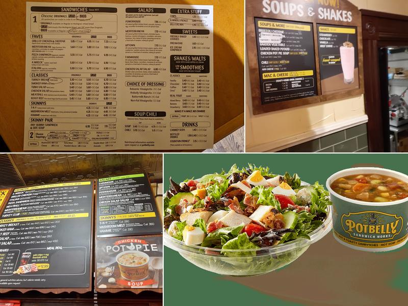 Potbelly Sandwich Shop Menu