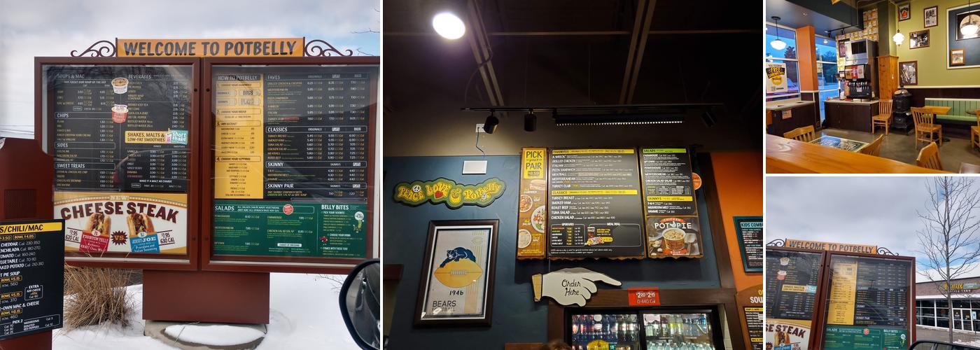 Potbelly Menu