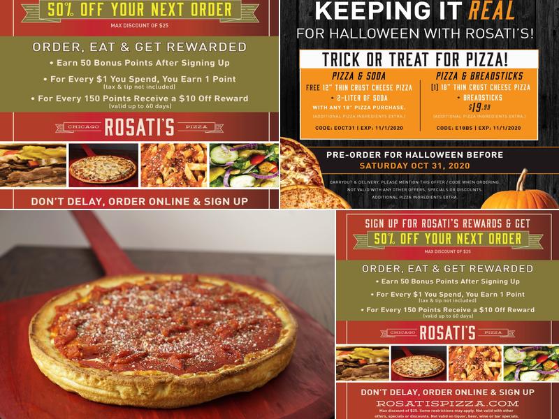 Rosati’s Pizza Menu