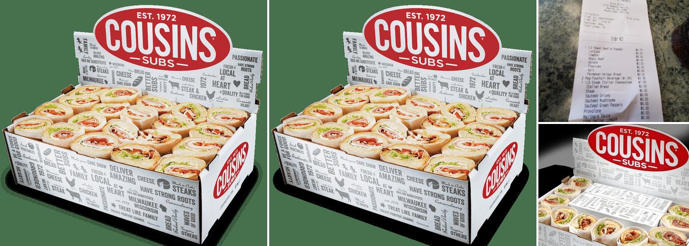 Cousins Subs Menu