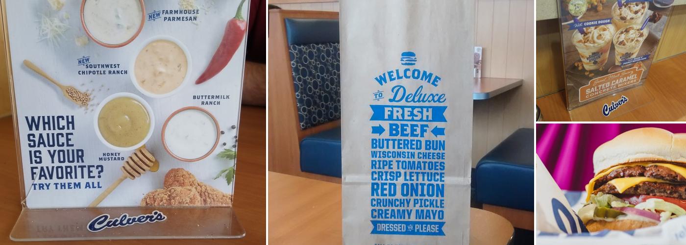 Culver’s Menu