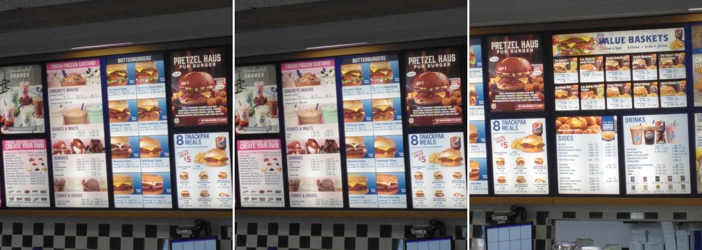 Culver’s Menu