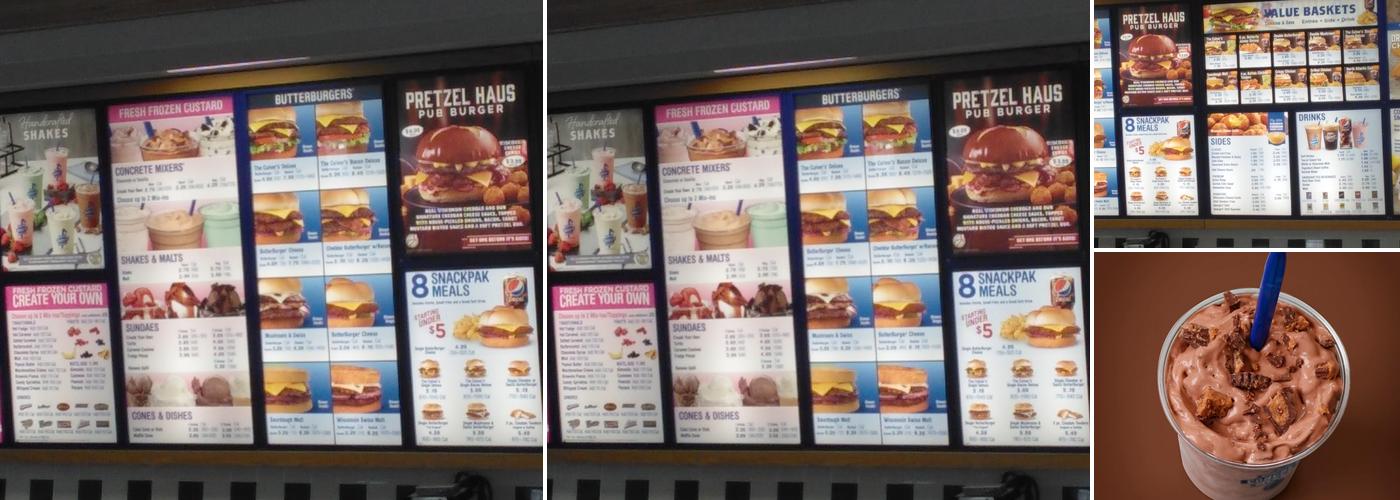 Culver’s Menu