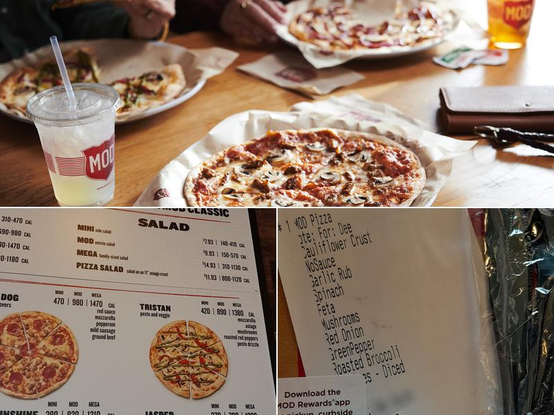 MOD Pizza Menu