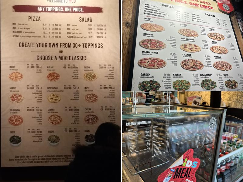 MOD Pizza Menu