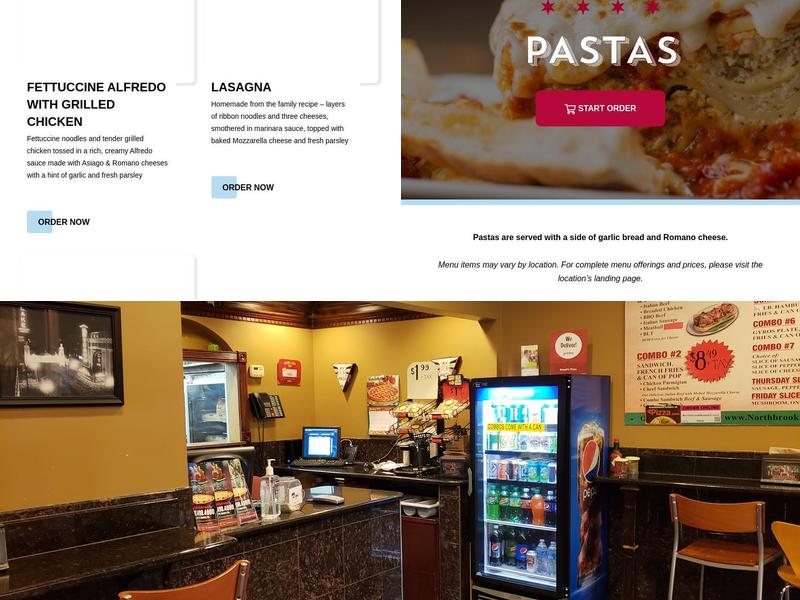 Rosati's Pizza Menu