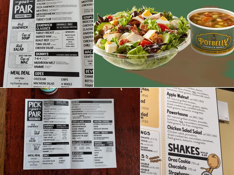 Potbelly Menu